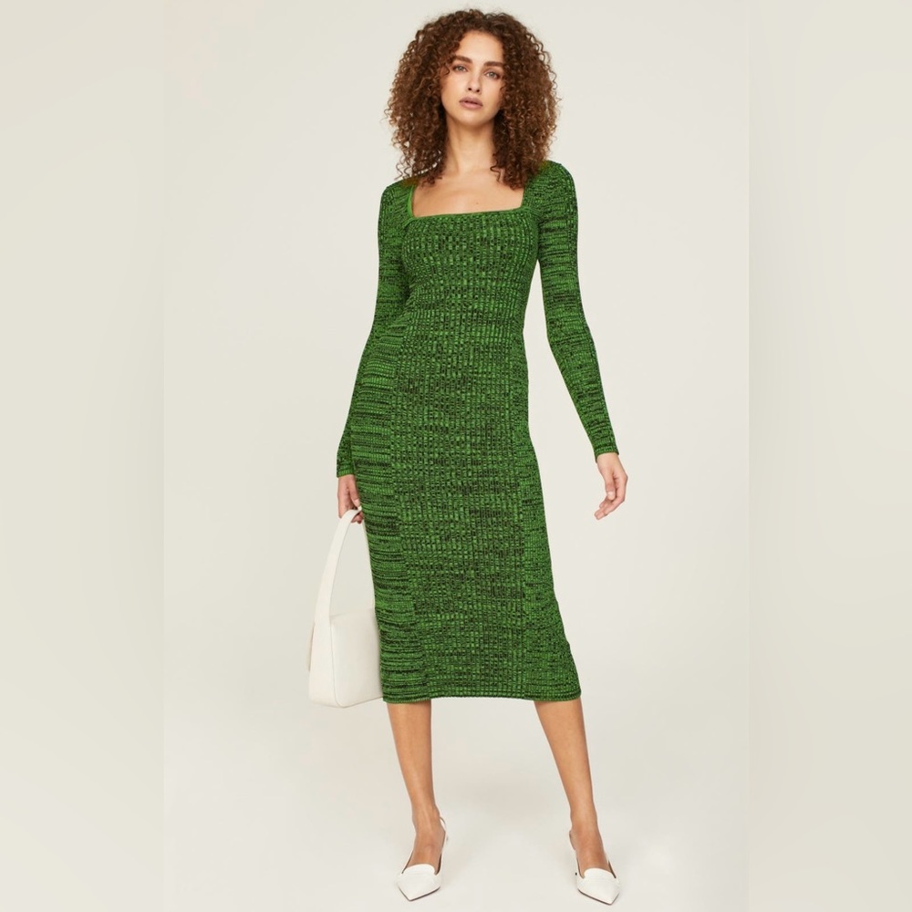 Ganni Kelly Green Knit Dress⚜️